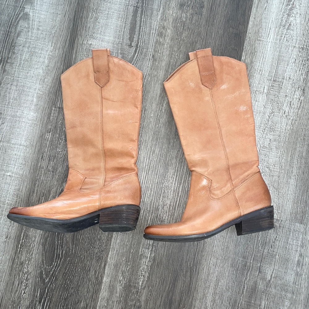 Franco Sarto tan boots!